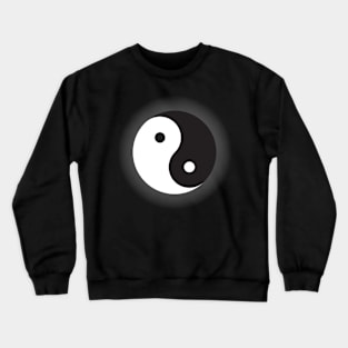 Yin Yang symbol with shadow Crewneck Sweatshirt